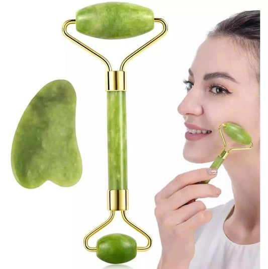 Jade Face Roller & GuaSha – Facial Beauty